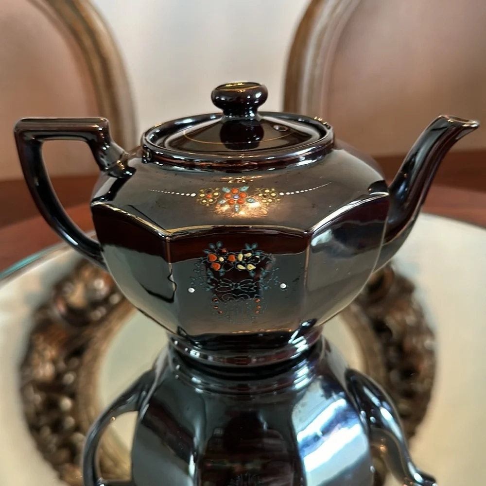 Vintage Personal Size Brown Betty Teapot Made in Japan